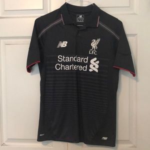 L.F.C Liverpool FC Soccer Jersey black Sz Small